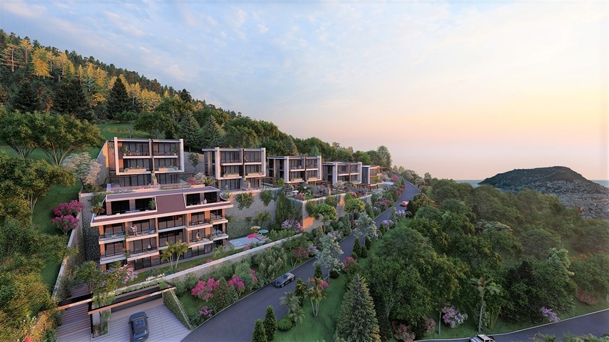 A residential complex with stunning views in the Bektash area
