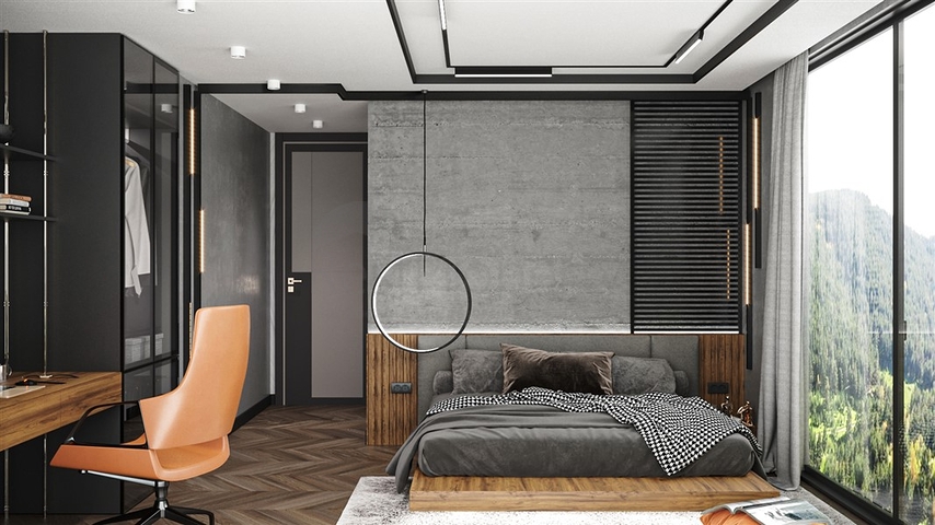 A residential complex with stunning views in the Bektash area