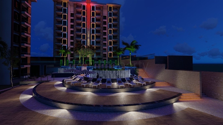 2+1 apartment in a complex under construction in Okurjalar district