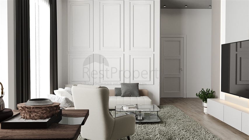 2+1 apartment in a complex under construction in Okurjalar district