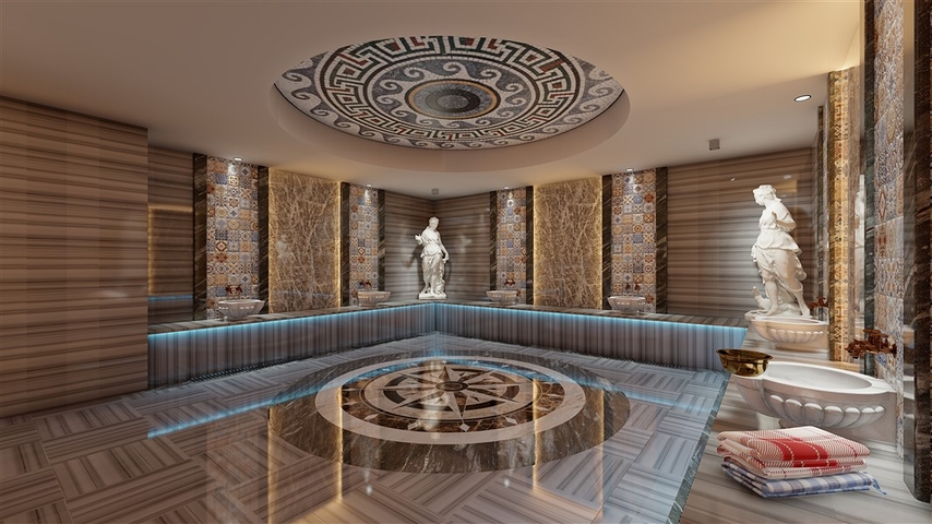 2+1 apartment in a complex under construction in Okurjalar district