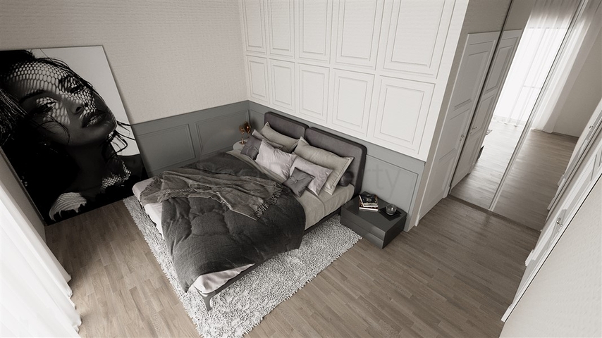 2+1 apartment in a complex under construction in Okurjalar district