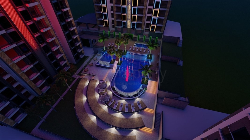 2+1 apartment in a complex under construction in Okurjalar district