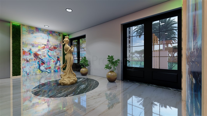 2+1 apartment in a complex under construction in Okurjalar district