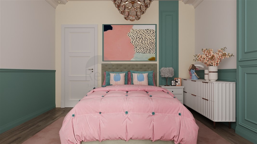 2+1 apartment in a complex under construction in Okurjalar district