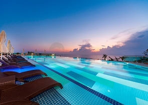 Furnished 1+1 apartment with beautiful sea view in Kargicak area