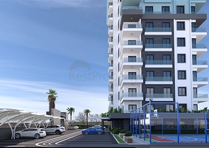 1+1 apartment in a newly built modern complex in Mahmutlar