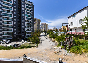 1+1 apartment in a new complex without infrastructure in Mahmutlar district