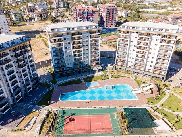 1+1 apartment for rent in a new residential complex