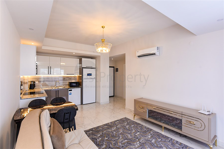 1+1 apartment for rent in a new residential complex