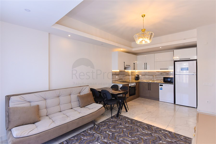 1+1 apartment for rent in a new residential complex