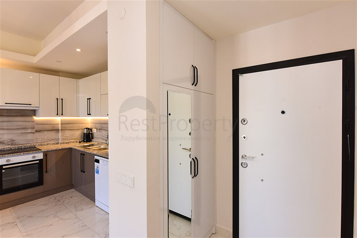 1+1 apartment for rent in a new residential complex