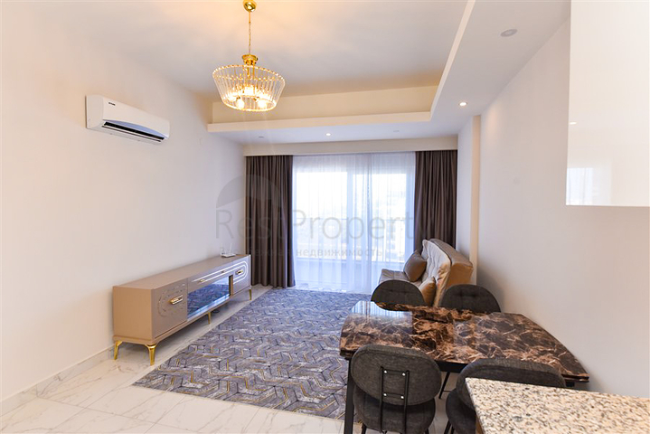 1+1 apartment for rent in a new residential complex