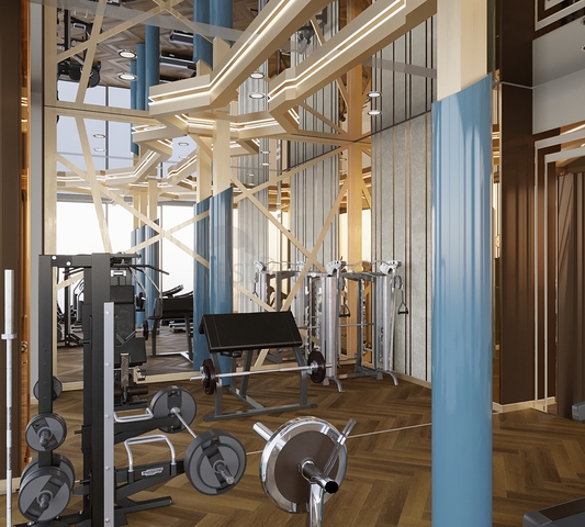 1+1 apartment in a premium class complex in Mahmutlar district