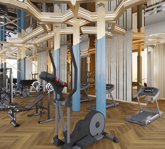 1+1 apartment in a premium class complex in Mahmutlar district