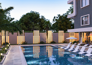 1+1 apartment in a premium class complex in Mahmutlar district