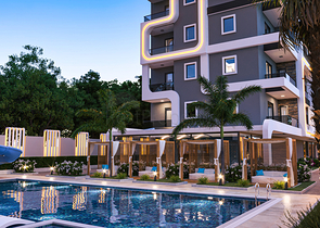 1+1 apartment in a premium class complex in Mahmutlar district