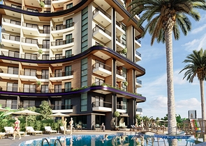 1+1 apartment in Mahmutlar district