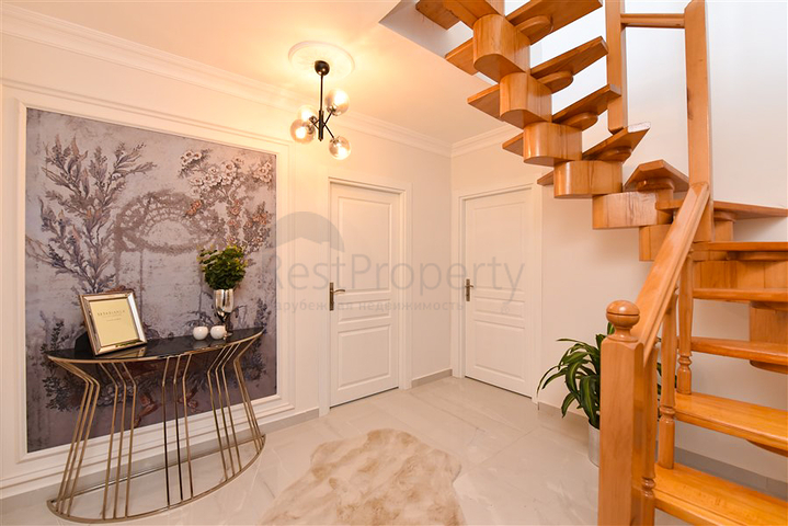 3+1 penthouse just 300 meters from the Mediterranean sea in Oba area