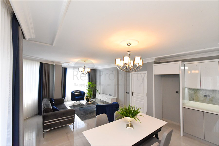 3+1 penthouse just 300 meters from the Mediterranean sea in Oba area