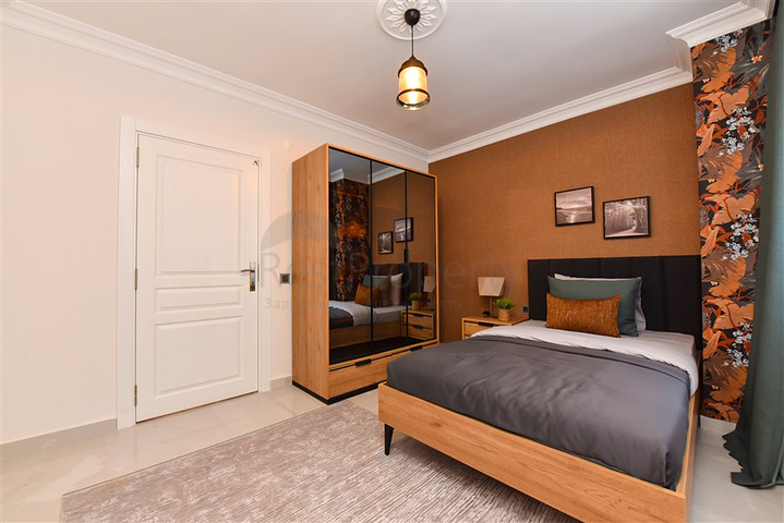 3+1 penthouse just 300 meters from the Mediterranean sea in Oba area