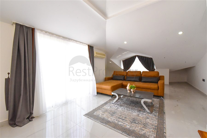 3+1 penthouse just 300 meters from the Mediterranean sea in Oba area