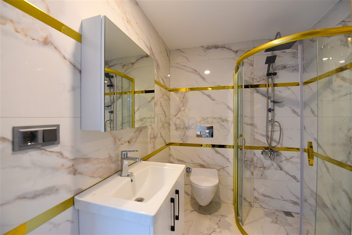 3+1 penthouse just 300 meters from the Mediterranean sea in Oba area