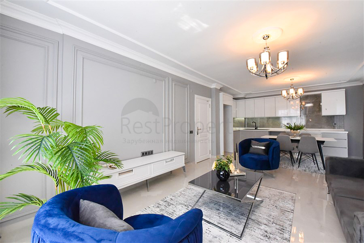 3+1 penthouse just 300 meters from the Mediterranean sea in Oba area