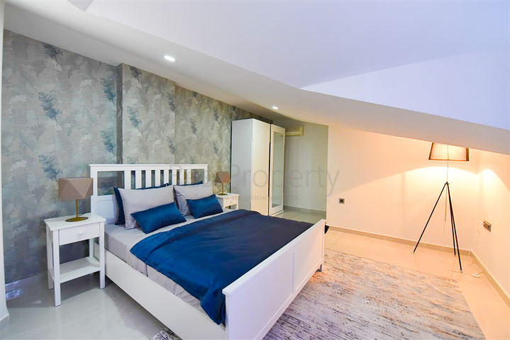 3+1 penthouse just 300 meters from the Mediterranean sea in Oba area