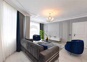 3+1 penthouse just 300 meters from the Mediterranean sea in Oba area
