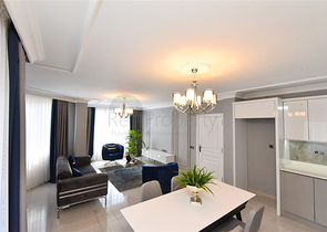 3+1 penthouse just 300 meters from the Mediterranean sea in Oba area