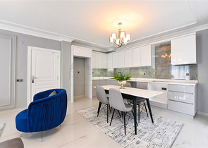 3+1 penthouse just 300 meters from the Mediterranean sea in Oba area