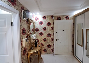 Furnished 2+1 apartment in the heart of Alanya