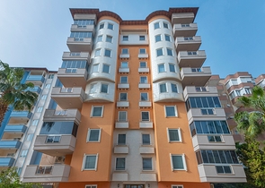 Furnished 2+1 apartment in the heart of Alanya