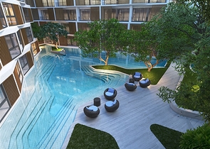 Modern residential complex 200 m from Bangtao beach