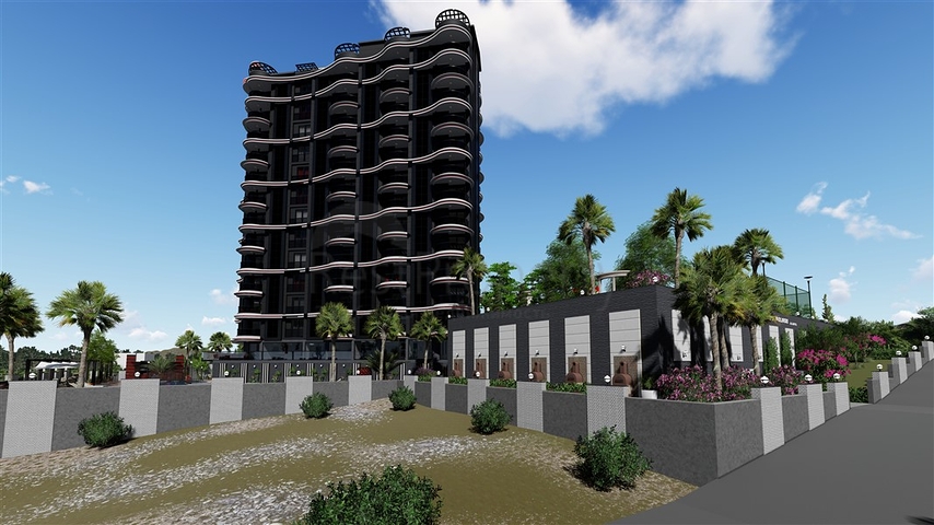 Spacious 1+1 apartment in Mahmutlar district