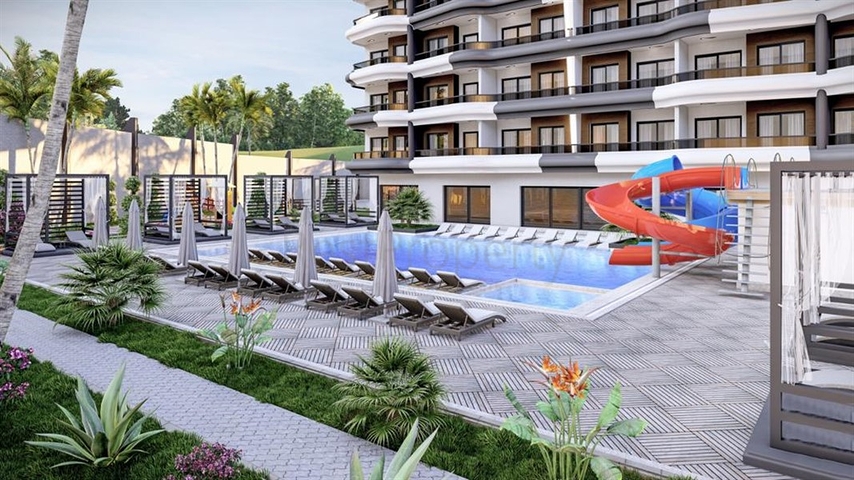 1+1 apartment in Avsallar district