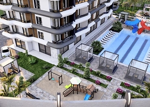 1+1 apartment in Avsallar district