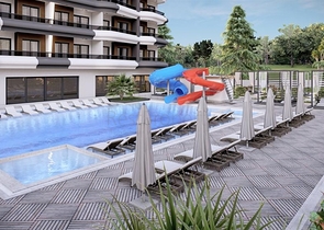 1+1 apartment in Avsallar district