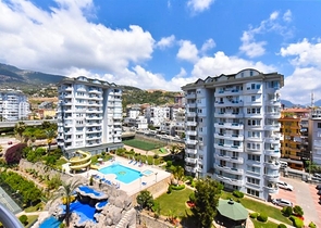 Spacious apartment with sea and mountain views in Cikcilli area