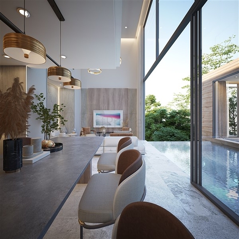 A tropical oasis of comfort and tranquility on a hillside in Layan