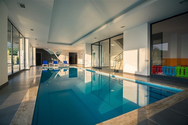 Furnished 1+1 apartment with sea and mountain views in Mahmutlar area