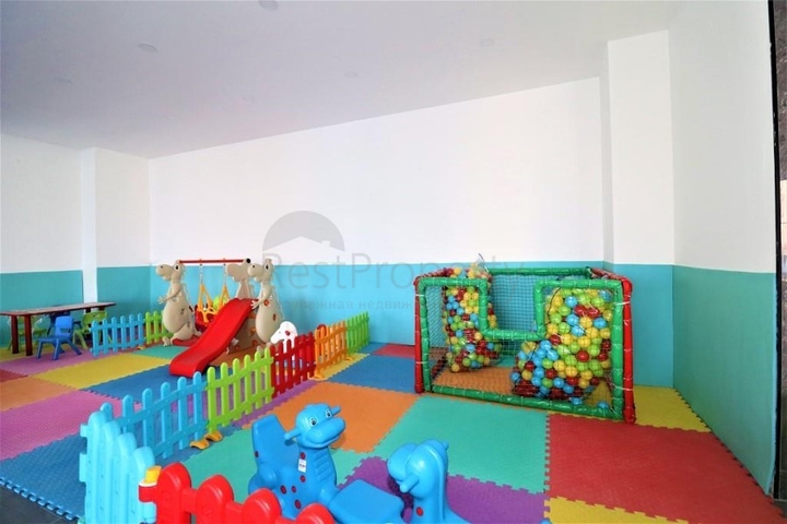 Furnished 1+1 apartment with sea and mountain views in Mahmutlar area