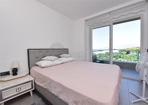 Furnished 1+1 apartment with sea and mountain views in Mahmutlar area