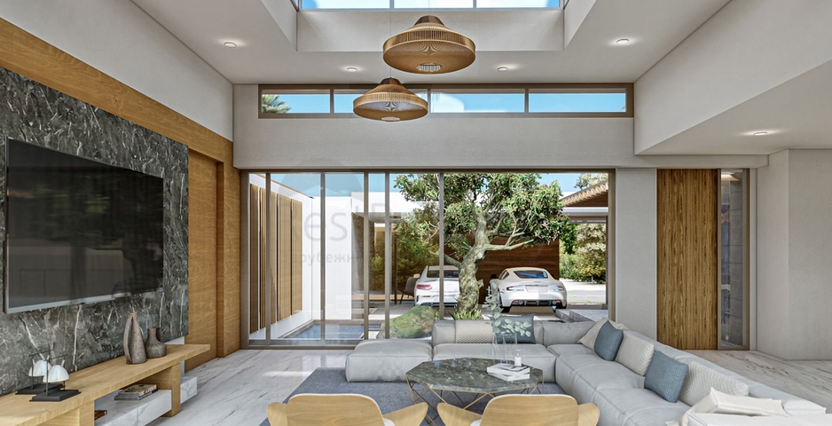 Villas under construction near Bang Tao