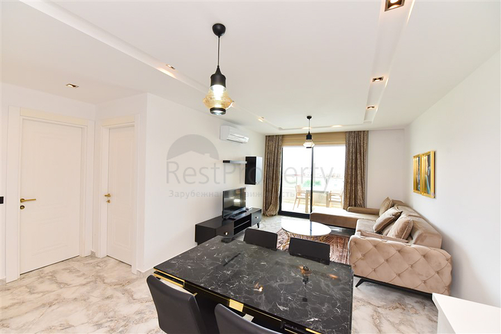 Furnished 1+1 apartment in a new complex in Kargicak district