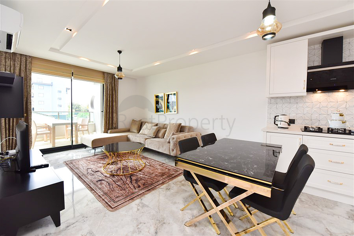 Furnished 1+1 apartment in a new complex in Kargicak district