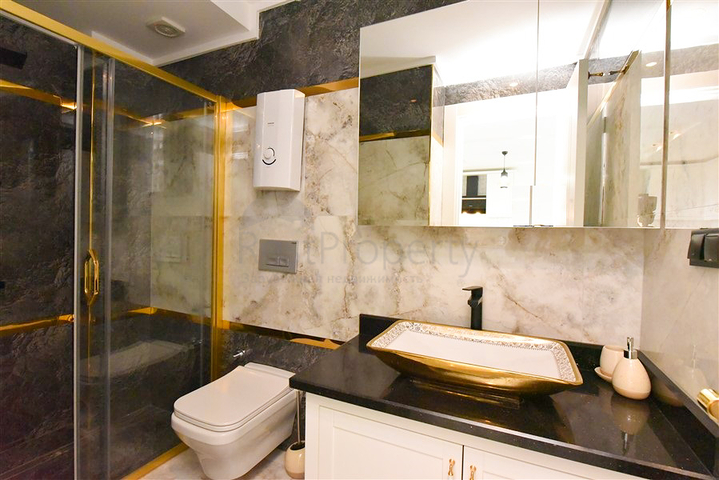 Furnished 1+1 apartment in a new complex in Kargicak district