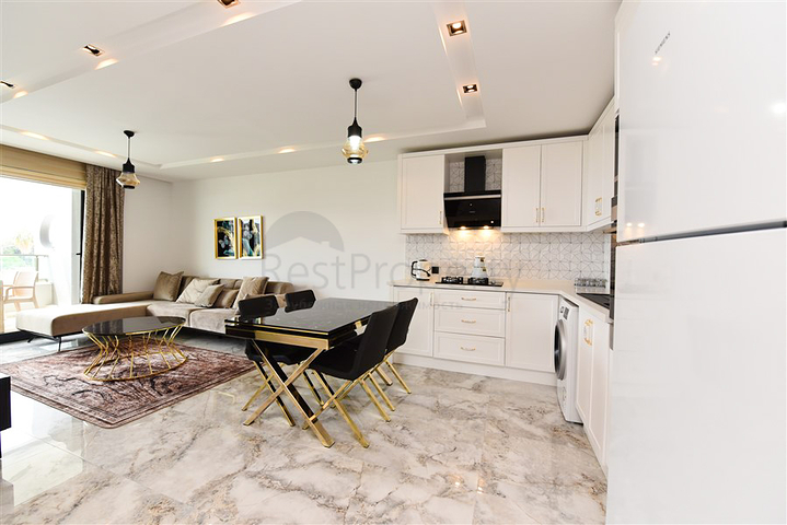 Furnished 1+1 apartment in a new complex in Kargicak district