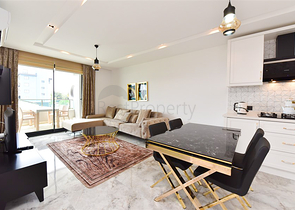 Furnished 1+1 apartment in a new complex in Kargicak district